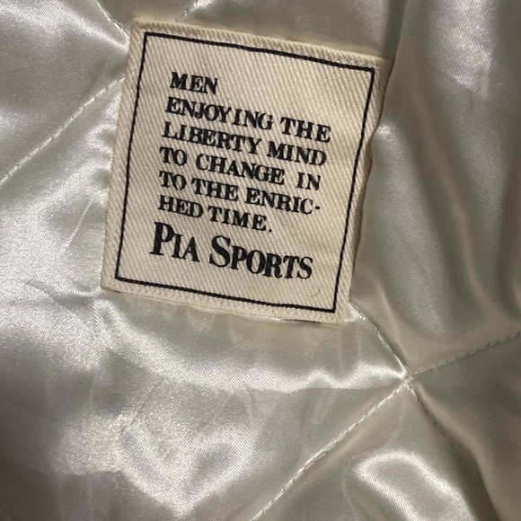 VINTAGE WOOL AND SATIN BOMBER THICK AND WARM - Picture 9 of 9